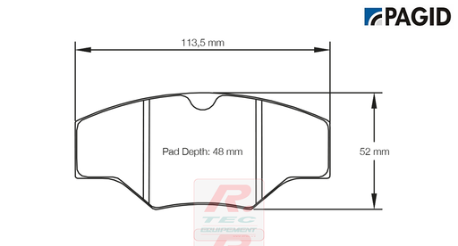 [1265RST1] S1265 - Plaquettes de frein Pagid RST1