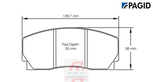 [1269RST1] S1269 - Plaquettes de frein Pagid RST1