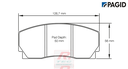 [1269RST2] S1269 - Pagid brake pads RST2