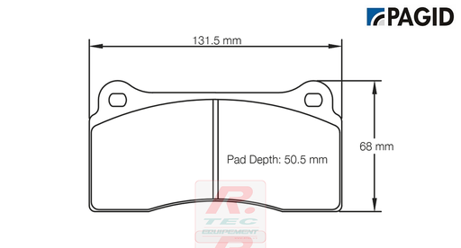 [1287RST1] S1287 - Plaquettes de frein Pagid RST1