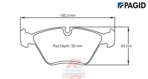 [1295RST1] S1295 - Pagid brake pads RST1