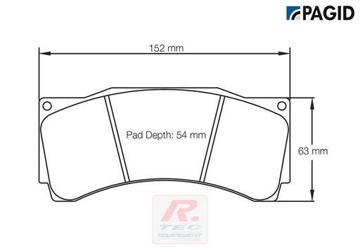 [1539RST1] S1539 - Plaquettes de frein Pagid RST1