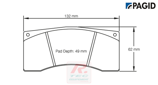 [1607RST1] S1607 - Plaquettes de frein Pagid RST1