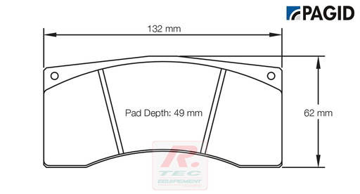 [1674RST1] S1674 - Pagid brake pads RST1