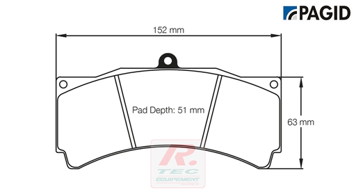 [1903RST1] S1903 - Pagid brake pads RST1