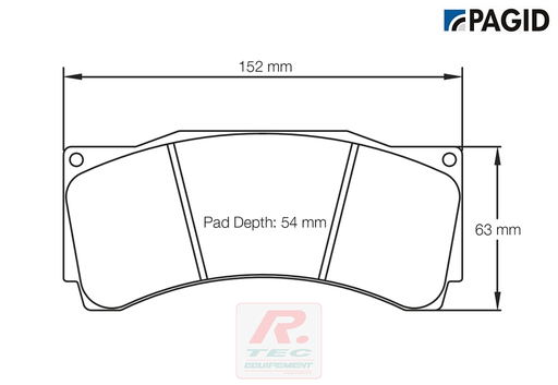 [1904RST1] S1904 - Pagid brake pads RST1