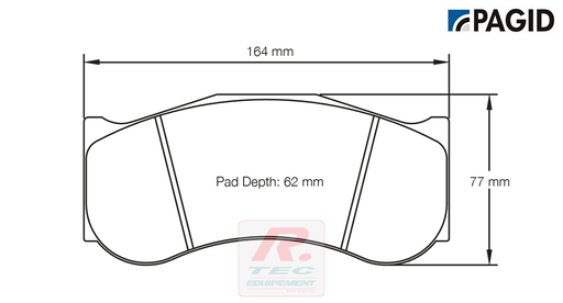 [2017RST1] S2017 - Pagid brake pads RST1