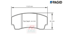 [2127RST3] S2127 - Pagid brake pads RST3