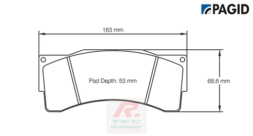 [2557RRST1] S2557 - Plaquettes de frein Pagid rodées RST1