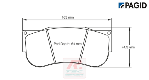 [2560RRST1] S2560 - Plaquettes de frein Pagid rodées RST1