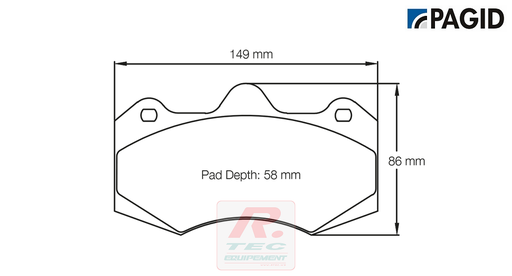 [4346RST1] S4346 - Plaquettes de frein Pagid RST1
