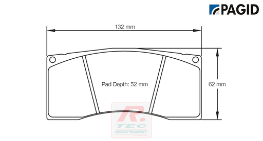 [4912RRST1] S4912 - Plaquettes de frein Pagid rodées RST1