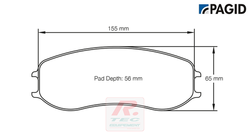 [4920RST1] S4920 - Plaquettes de frein Pagid RST1