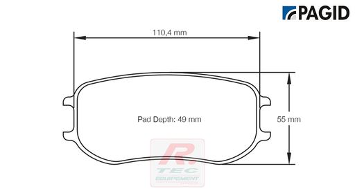 [4921RST1] S4921 - Plaquettes de frein Pagid RST1