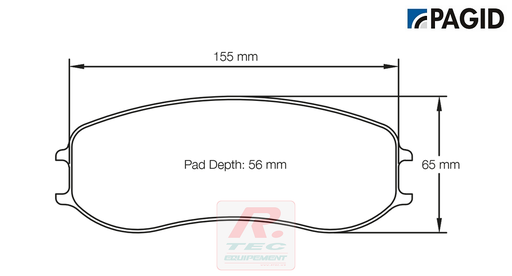 [4928RRST1] S4928 - Plaquettes de frein Pagid rodées RST1