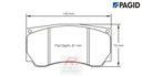 [8033RST1] S8033 - Pagid brake pads RST1