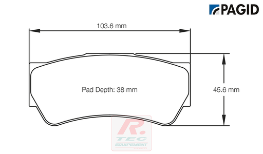 [8049RRST1] S8049 - Plaquettes de frein Pagid rodées RST1