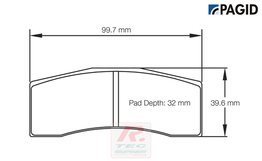 [8060RRST1] S8060 - Plaquettes de frein Pagid rodées RST1