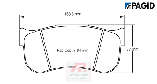 [8100RST1] S8100 - Plaquettes de frein Pagid RST1