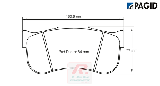 [8101RST1] S8101 - Pagid brake pads RST1