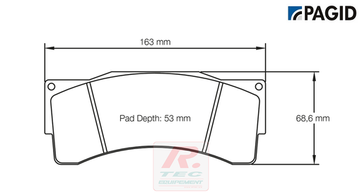 [8222RST1] S8222 - Plaquettes de frein Pagid RST1