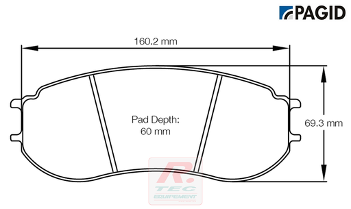 [8241RRST1] S8241 - Plaquettes de frein Pagid rodées RST1