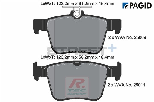 [T8102SP2001] T8102 - Pagid brake pads Street+