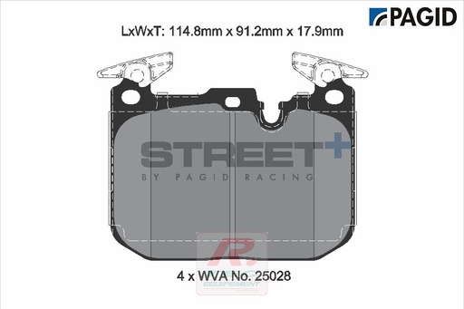[T8194SP2001] T8194 - Plaquettes de frein Pagid Street+