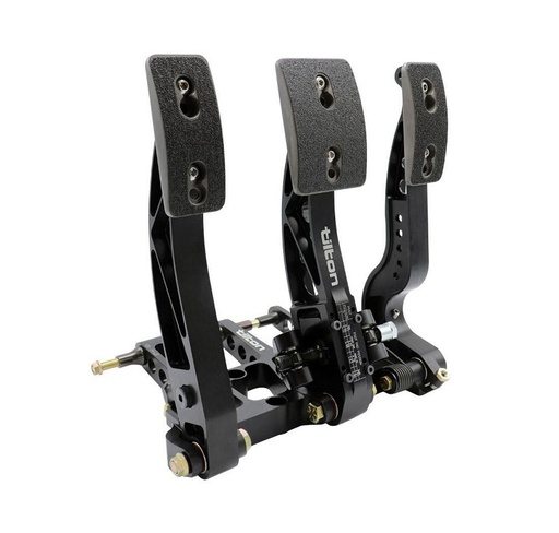 [72-903] Pedalera serie 900, bajo los pies, 3 pedales, aluminio, pivote