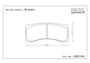 [RCP108N105SP] N105SP - Endless brake pads for R5 tarmac