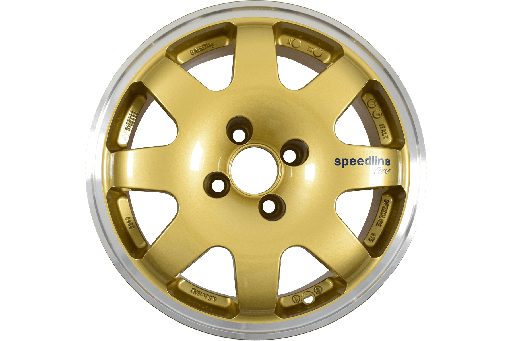 [SL675RO1] Llanta Speedline SL675, 6.5x15, ET=36, PCD=4x100, CB=60.1, Dorado / Diamond polished rounded, Renault