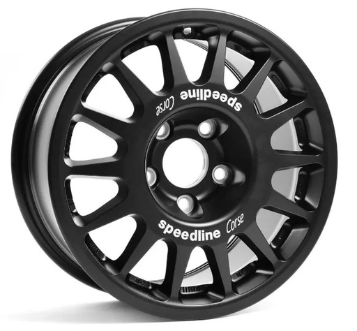 [SR1792AGA] Alloy wheel Speedline 2118, 7x15, ET=28, PCD=5x120, CB=95.1, Black, Skoda Fabia R5 gravel