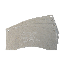 [PT0019K] Set of 4 brake pad insulating plates (FRP1077)