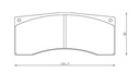 [RCP002N105SP] RCP002 - Endless brake pads N105SP