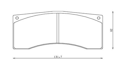 [RCP002N105SP] RCP002 - Endless brake pads N105SP