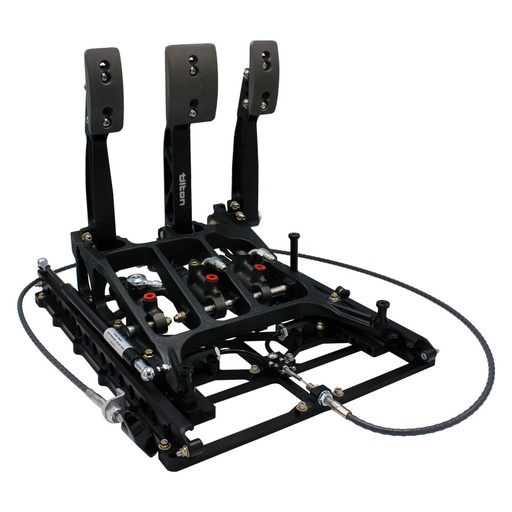 [72-850] 850-Series 3-pedal Underfoot Pedal Assembly with Slider System