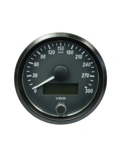 [A2C3832950001] Compte-tours VDO Singleviu Ø 80mm fond noir 300km/h