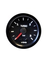 [150-015-001K] VDO Turbodrukmeter 0-3 Bars Ø 52 Mécanique achtergrond zwart