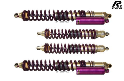 [REIGER-0-00-12209] Set complet d'amortisseurs Reiger 3 voies avec ressort : 550 HDP pour Yamaha YXZ