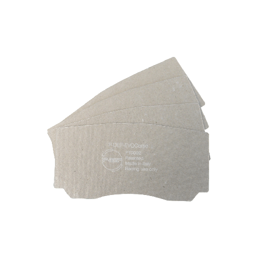 [PT0002K] Set of 4 brake pad insulating plates (FRP3088)