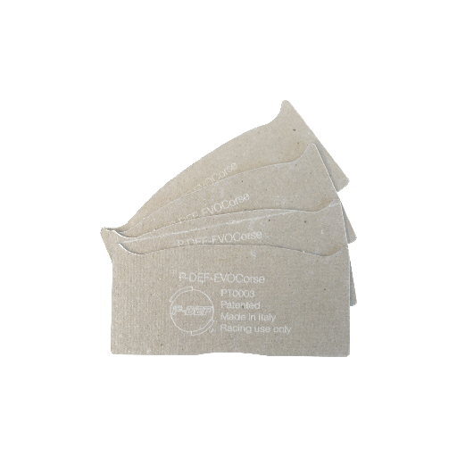 [PT0003K] Set of 4 brake pad insulating plates (FRP308)