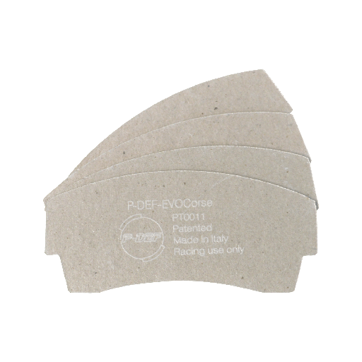 [PT0011K] Set of 4 brake pad insulating plates (FRP219)