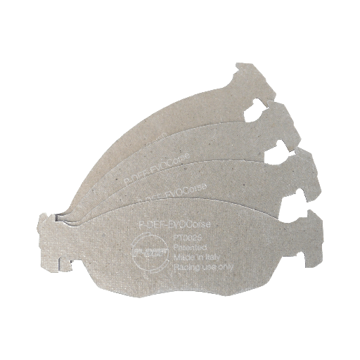 [PT0025K] Set of 4 brake pad insulating plates (FCP876)
