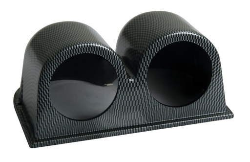[650723] Support 2 display VDO carbone