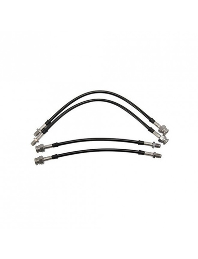 [SBW1180-4F BLACK] Kit flexible de frein Goodridge VK4 BMW Mini GP2 218ch 2013 noir