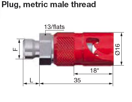 [SPH03.7410/BA/L/KR/JV] Staübli male socket - Dash 3