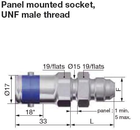 [SPH05.2655/BA/L/KR/JV] Staübli male socket - Dash 6