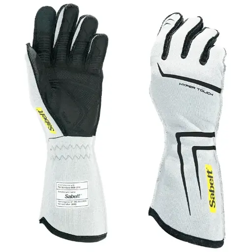 Guantes Sabelt TG12 - Blanco - FIA 8856-2018