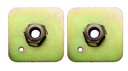[CCMI0016] Eye-bolt back plate 7/16" UNF - 65x65x3 mm