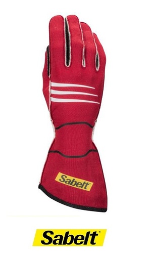 FIA TG9 Sabelt Gloves - Red